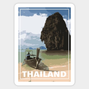 Phra Nang beach, Thailand Sticker